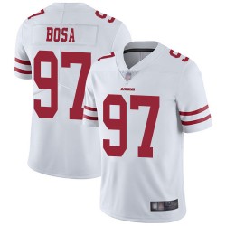 Limited Youth Nick Bosa White Road Jersey - #97 Football San Francisco 49ers Vapor Untouchable