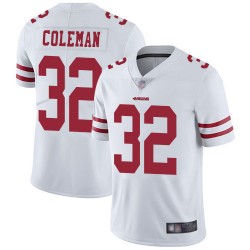 Limited Youth Tevin Coleman White Road Jersey - #26 Football San Francisco 49ers Vapor Untouchable