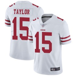 Limited Youth Trent Taylor White Road Jersey - #15 Football San Francisco 49ers Vapor Untouchable