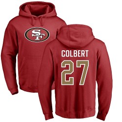 Adrian Colbert Red Name & Number Logo - #27 Football San Francisco 49ers Pullover Hoodie