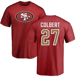 Adrian Colbert Red Name & Number Logo - #27 Football San Francisco 49ers T-Shirt