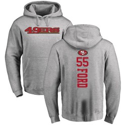 Dee Ford Ash Backer - #55 Football San Francisco 49ers Pullover Hoodie