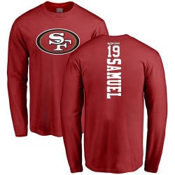Deebo Samuel Red Backer - #19 Football San Francisco 49ers Long Sleeve T-Shirt