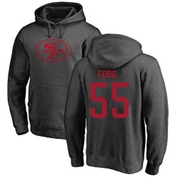 Dee Ford Ash One Color - #55 Football San Francisco 49ers Pullover Hoodie