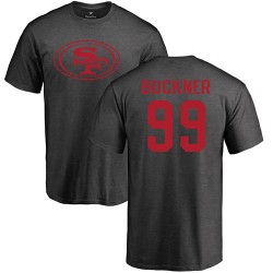DeForest Buckner Ash One Color - #99 Football San Francisco 49ers T-Shirt