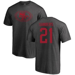 Deion Sanders Ash One Color - #21 Football San Francisco 49ers T-Shirt