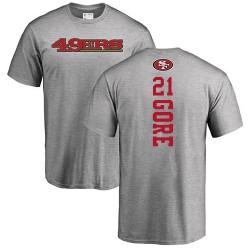 Frank Gore Ash Backer - #21 Football San Francisco 49ers T-Shirt