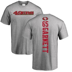 Joshua Garnett Ash Backer - #65 Football San Francisco 49ers T-Shirt