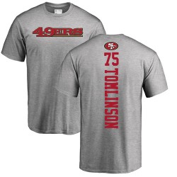 Laken Tomlinson Ash Backer - #75 Football San Francisco 49ers T-Shirt