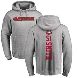 Malcolm Smith Ash Backer - #51 Football San Francisco 49ers Pullover Hoodie