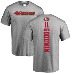 Marquise Goodwin Ash Backer - #11 Football San Francisco 49ers T-Shirt