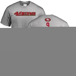 Robbie Gould Ash Backer - #9 Football San Francisco 49ers T-Shirt