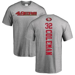 Tevin Coleman Ash Backer - #26 Football San Francisco 49ers T-Shirt