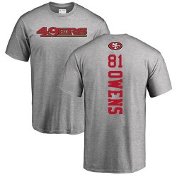 Terrell Owens Ash Backer - #81 Football San Francisco 49ers T-Shirt