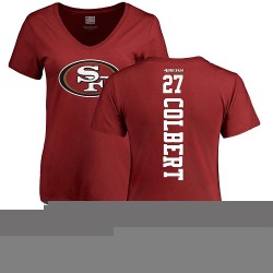 Women's Adrian Colbert Red Backer - #27 Football San Francisco 49ers T-Shirt
