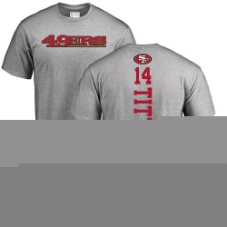Y.A. Tittle Ash Backer - #14 Football San Francisco 49ers T-Shirt