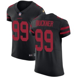 Elite Men's DeForest Buckner Black Alternate Jersey - #99 Football San Francisco 49ers Vapor Untouchable