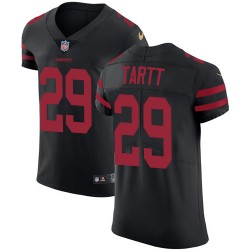 Elite Men's Jaquiski Tartt Black Alternate Jersey - #29 Football San Francisco 49ers Vapor Untouchable